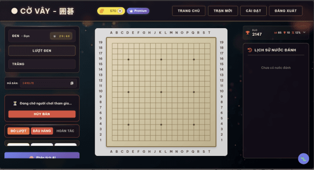 GoGame — Game Cờ Vây Online & Đánh Giá Nước Đi với AI - 10