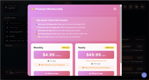GoGame — Game Cờ Vây Online & Đánh Giá Nước Đi với AI - 5