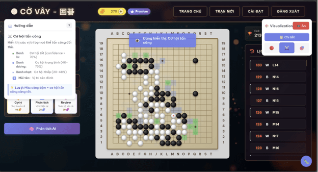 GoGame — Game Cờ Vây Online & Đánh Giá Nước Đi với AI - 15