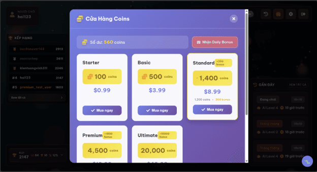 GoGame — Game Cờ Vây Online & Đánh Giá Nước Đi với AI - 4